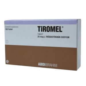Tiromel T3 - 100 tabs 25 mcg per tab